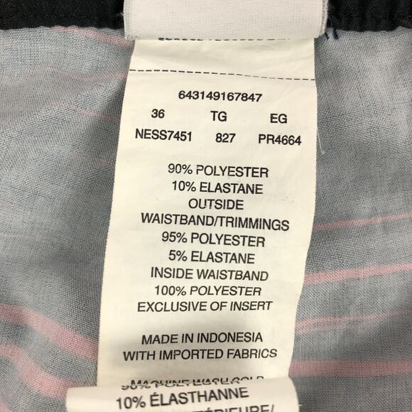 Nike Mens Board Shorts 36 Blue Orange Striped Drawstring Closure Swim Trunks - Picture 8 of 12